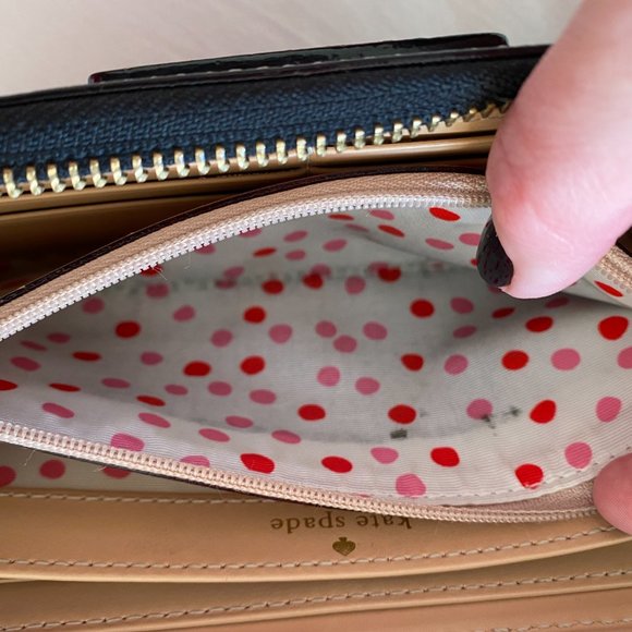 Kate Spade Black Leather Wallet - Picture 4 of 5